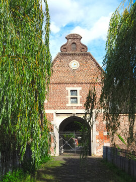 Castle of Schloss Neersen in the city of Willich in Germany