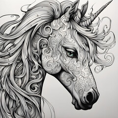 line_drawing_unicorn