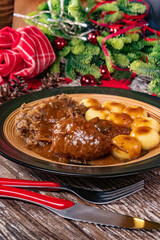 Tasty traditional Polish meal.