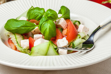 Fresh mediterranean salad.