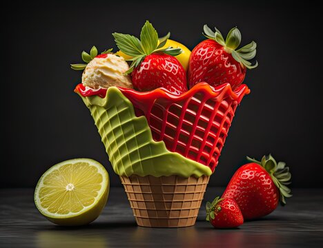 Gelato ai frutti di bosco