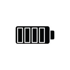 full battery icon. solid icon