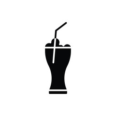 Glass icon. solid icon