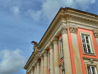 Low angle view of the Landtag of Brandenburg
