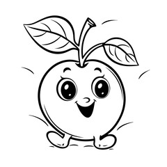Obraz premium Plum coloring pages Png