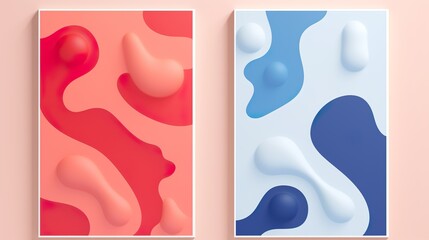 Big set of bright colorful watercolor background for poster, brochure or flyer