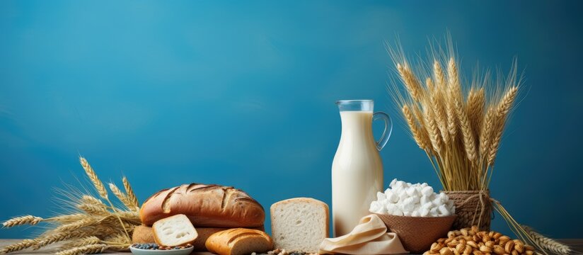 Shavuot is a Jewish holiday celebrated with dairy products, cheese, traditional bread, milk