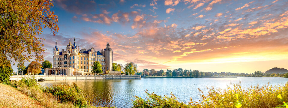 Schloss, Schwerin, Deutschland 