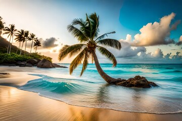 tree on the beach