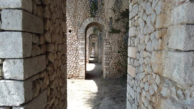 Jupiter Anxur Temple in Terracina, province of Latina, Lazio, central Italy.