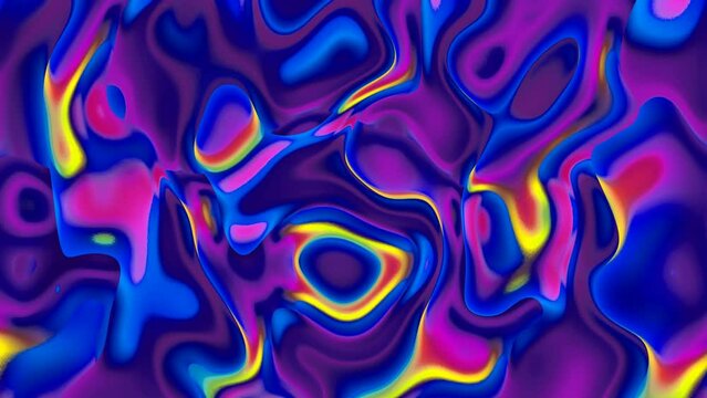 Beautiful  abstract liquid wavy motion background animation . Liquid movement 4k videos.