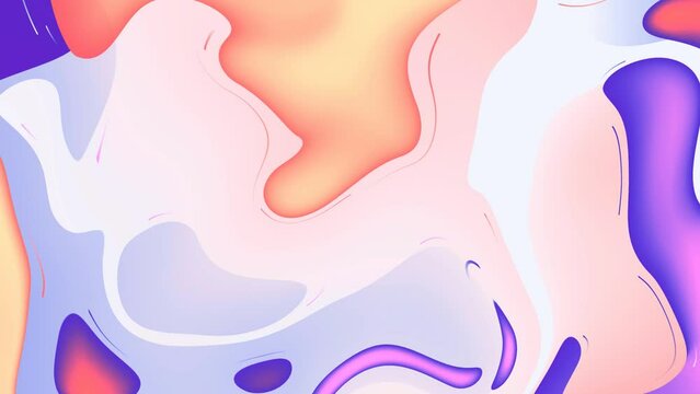 Abstract liquid background. Fluid  wavy background animation .