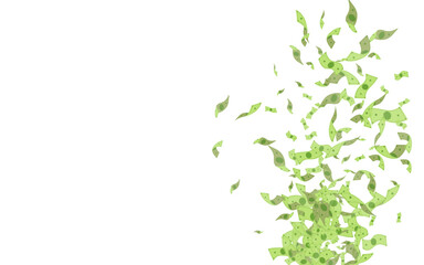 Swirl Jackpot Vector White Background. Abundance