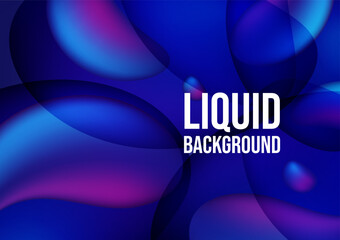 Abstract background liquid style. Gradient color organic shape vector graphic