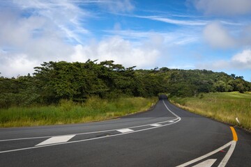 Scenic road in the Tablelands Region in Far North Queensland, Australia.