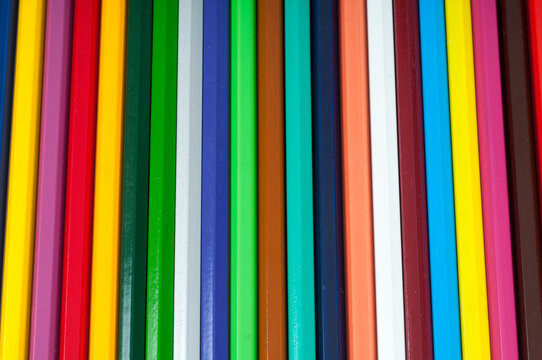 Colored pencils are one of the students' favorite school supplies.