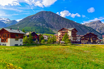 Sommer in Livigno, Provinz Sondrio (Italien) 