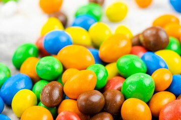 Assortment of colorful candies