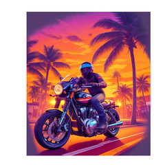 motorcycles on the road
