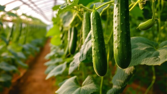 Gurkenparadies: Ein Blick ins &uuml;ppige Gew&auml;chshaus