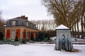 Versailles Park in the Snow