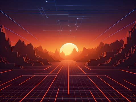 Code der D&auml;mmerung: Die Sch&ouml;nheit eines digitalen Sonnenuntergangs