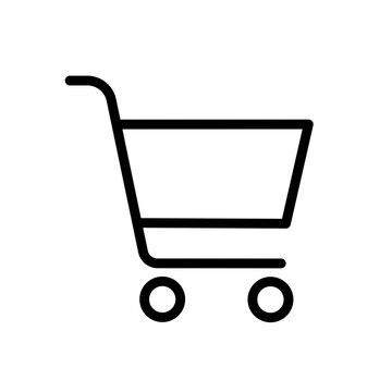 Shopping cart icon vector image