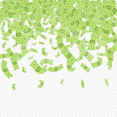 Swirl Jackpot Vector Transparent Background. Fly