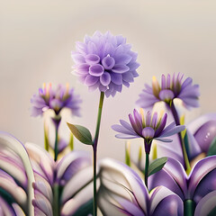 Obraz premium purple flowers