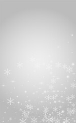 Silver Confetti Vector Grey Background. Overlay