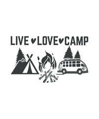 Camper logo t-shirt design