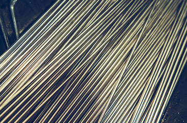 Obraz premium Pieces of Metal Wires Ready For Processing