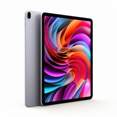 tablet isolated on white background.ai generative