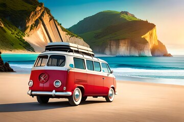  The Glamorous Van at the Beachside"