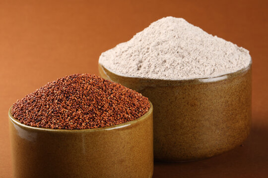 Raagi or Nachni is a millet its grounded into flour for cooking purpose