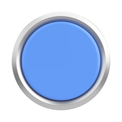 3D button. Empty button. 3D illustration.