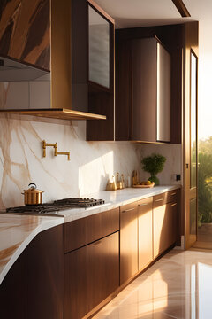 modern kitchen interior