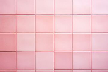Background with pastel pink rectangular tiles.