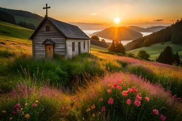 church in the mountains