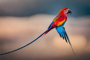 red winged macaw