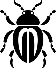 Beetle flat icon