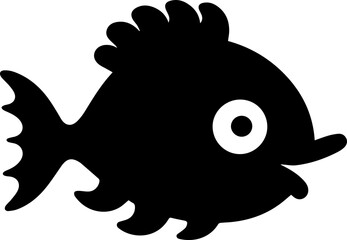 Angelfish flat icon