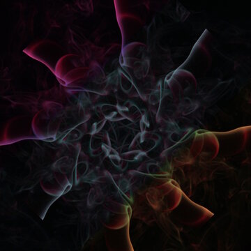 Smoke art work
