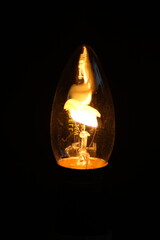 Blown light bulb