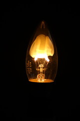 Blown light bulb