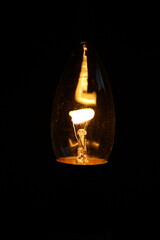 Blown light bulb