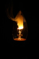 Blown light bulb