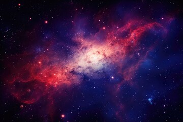 Star field in space a nebulae and a gas congestion. detailed image of a galaxy with a stunning...