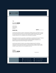 Trendy and Stylish Company Letterhead Template