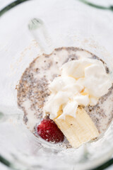 Strawberry banana smoothie